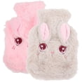 thumbnail image 1 of 2Pcs Pink Polyester Water Bottle Bag for Winter Use Heat Retention Storage Holder, 1 of 9