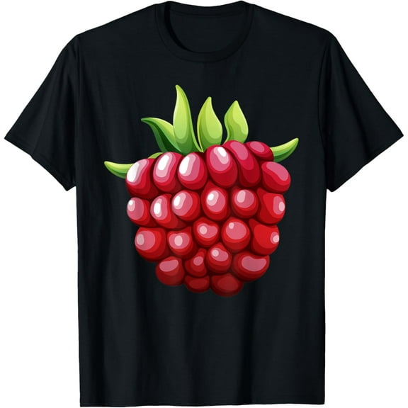 Sweet Raspberry Halloween Fruit Costume Raspberry Squad T-ShirtPure cotton short-sleeved shirts for both men and women
