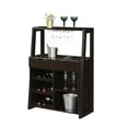 thumbnail image 2 of Ergode Uptown 2 Drawer Wine Storage Bar with Shelves - Stylish and Convenient Solution for Entertaining - 12-Bottle Wine Rack - Faux Marble Serving Top - Versatile and Elegant, 2 of 4
