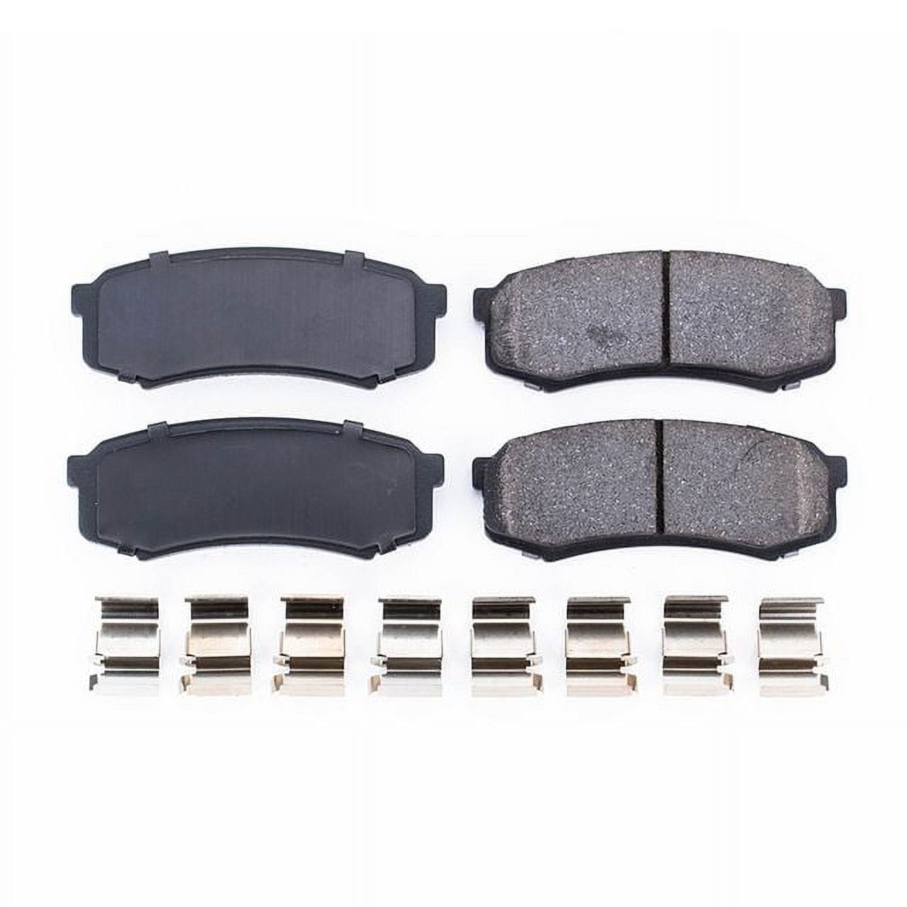 Power Stop Rear Z17 Evolution Ceramic Brake Pads with Hardware 17-606