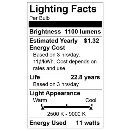 LIFX - 1100-Lumen, 11W Dimmable A19 LED Light Bulb, 75W Equivalent - Multicolor