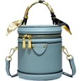 thumbnail image 2 of OwnShow Cylindrical Shoulder Bags Female Fashion Bucket Bag Ladies Small Handbag Designer Leather Bags Women, 2 of 8
