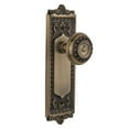 thumbnail image 3 of Nostalgic Warehouse Eadcra_Psg_234_Kh Craftsman Solid Brass Passage Door Knob Set - Grey, 3 of 6