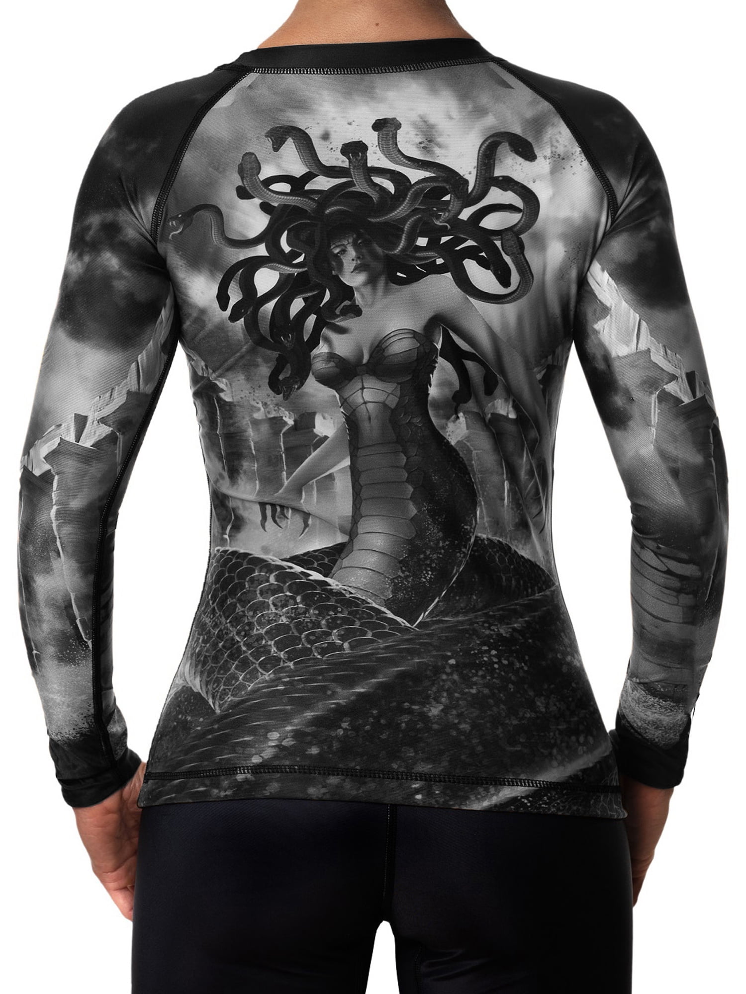 Raven Fightwear Woen's The Candy Rash Guard A BJJ Black
