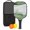 Black-7, variant on Pickleball Paddles Set Of 1, Fiberglass Surface, Turquoise Marble Pattern, 1 Paddle, 2 Balls & Bag