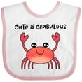 thumbnail image 3 of Inktastic Cute and Crabulous Funny Crab Boys or Girls Baby Bib, 3 of 4