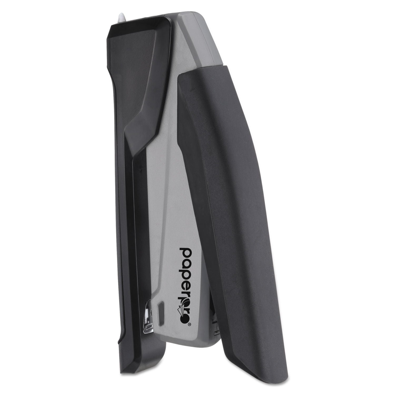 Stanley Bostitch EcoStapler Spring-Powered Desktop Stapler, 20-Sheet Capacity, Black/Gray