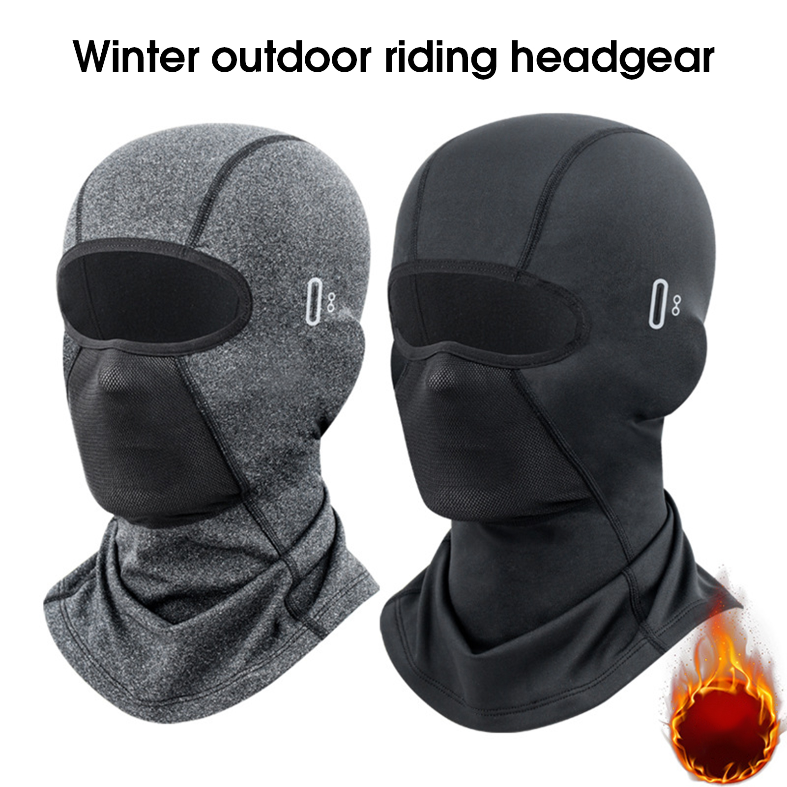 Passamontagna Invernale Traspirante Per Uomo E Donna – Maschera Viso Antivento Per Sci E Outdoor, Taglia Unica
