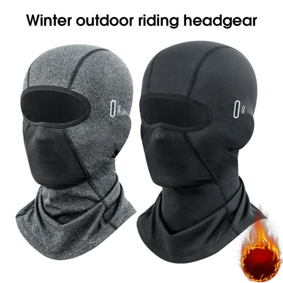 Balaclava Ski Mask - Winter Face Mask for Men & Women - Cold Weather Gear for Skiing, Snowboarding & Motorcycle Riding Black