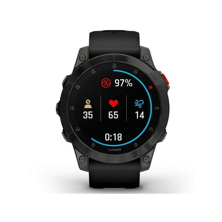 Garmin - epix (Gen 2) GPS Smartwatch 33mm Fiber-reinforced polymer - Titanium
