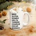 thumbnail image 2 of Leaving Gifts Ideas Joke Funny Retirement Gift Mugs For Work Colleagues Friends Him Her Boss Nato Phonetic Alphabet 49, Ceramic Novelty Coffee Mugs 11oz, 15oz Mug, Tea Cup, Gift Present, 2 of 4