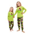 thumbnail image 5 of Christmas Pajamas Family Matching Pajamas Sets Christmas Prints Family Matching Long Sleeve Tops+Pants Set Family Matching Sets Christmas Pjs for Family Kids, 8 Years, 5 of 5