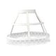 thumbnail image 4 of Estilo Vintage mujer 2 aros Pannier enagua ahueca hacia fuera Birdcage Ruffles Underskirt para Cosplay Lolita niñas vestido de novia Accesorios blanco Hugo Enagua de alforja para mujer, 4 of 10