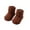 Brown#494, variant on Girls Boys Floor Socks Solid Color Closed Toe Non- Ankle First Walking Socks Kids Leisure Casual Daily Party Photoshoot Socks,Khaki,0-1 Years