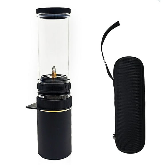 Mini Aluminum Alloy Gas-Powered Portable Outdoor Camping Gas Candles Lamp Lantern With Gas Cartridge