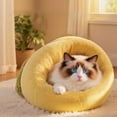 thumbnail image 5 of Moocorvic Cat Cave Bed for Indoor Cats/Small Dogs, Warm Soft Cat Sleeping Bag 14.57x17.32 Inch, 5 of 6