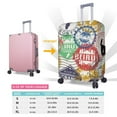 thumbnail image 6 of Kll Travel Stamp Luggage Cover Suitcase Cover Suitcase Protector (Luggage not included)-Medium, 6 of 8
