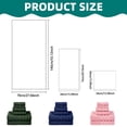 thumbnail image 3 of AUQ American Soft Linen Luxury Towel，Bath Hand Towels for Bathroom Bath Towels Hand Towel Washcloths，600 Gsm 100% Cotton Turkish Towels for Bathroom，Dark Green Towel(1Pcs Washcloths，13.4*13.4Inch), 3 of 7