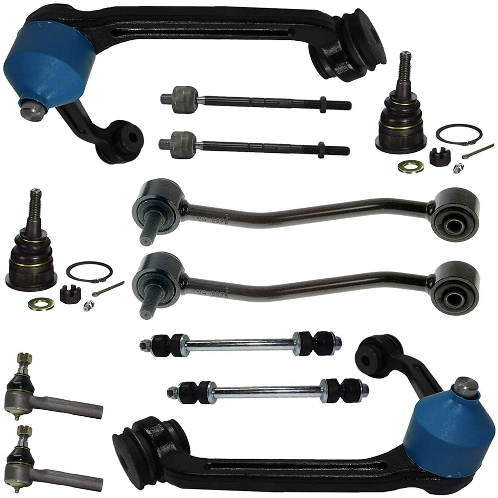Detroit Axle 12PC Front Upper Control Arms Suspension Kit Replacement