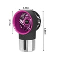 thumbnail image 3 of Portable USB Rechargeable Desktop Fan | 3-Speed Cooler & Humidifier with 2400mAh Battery for Office, Dorm, Bedside & Travel, 3 of 7