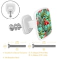 thumbnail image 2 of 4 Pieces Set Drawer Pulls Handle Square Wardrobe Cabinet Knobs with Stainless Steel Screws Furniture Kitchen Decor, 2 of 5