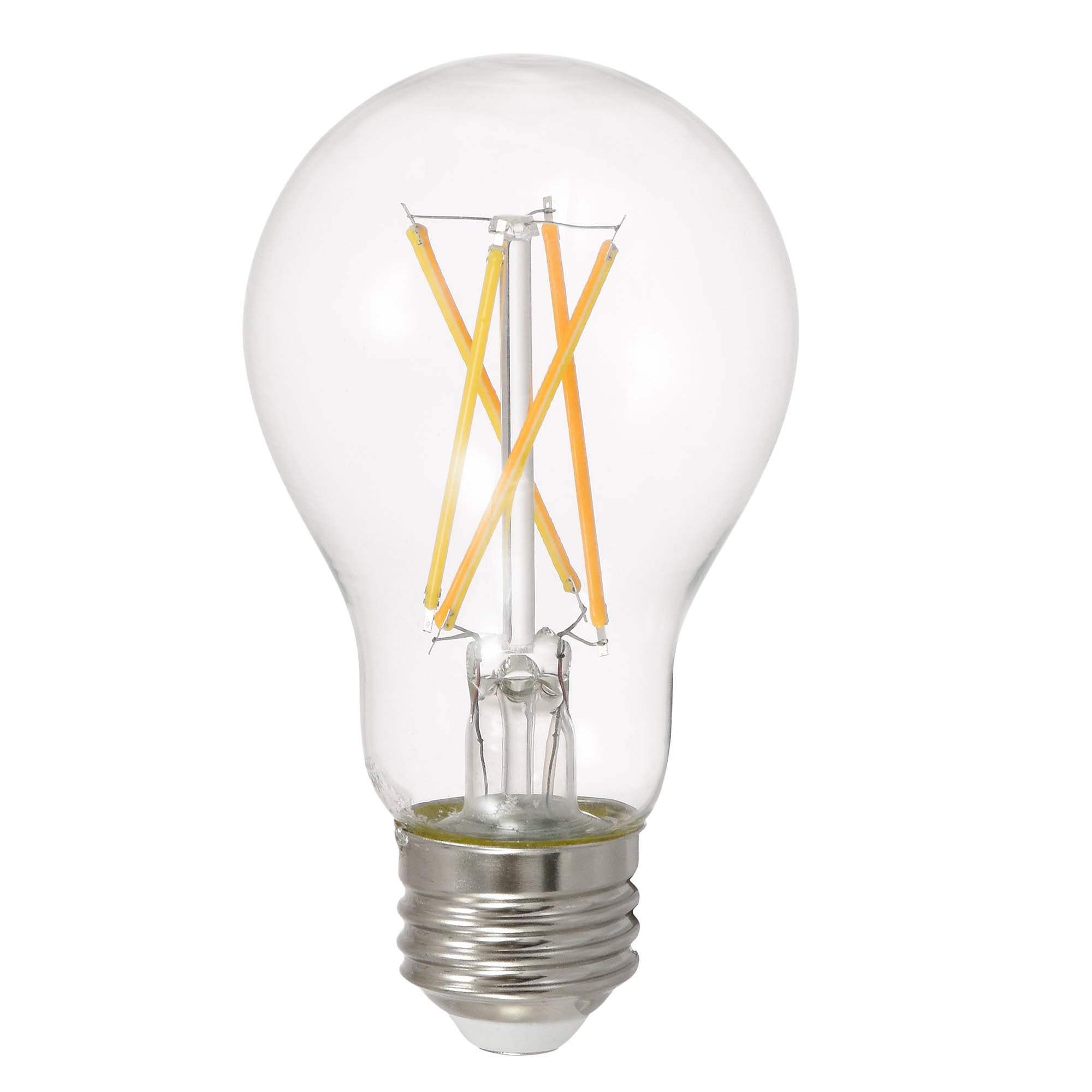 SYLVANIA LED A19 Reduced Eye Strain Light Bulb, 60W, Dim, SW, 4 Pk