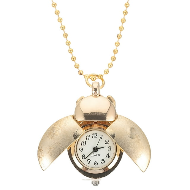 1pc Beetle Designed Pocket Watch Shiny Pocket Watch Delicate Pocket Watch