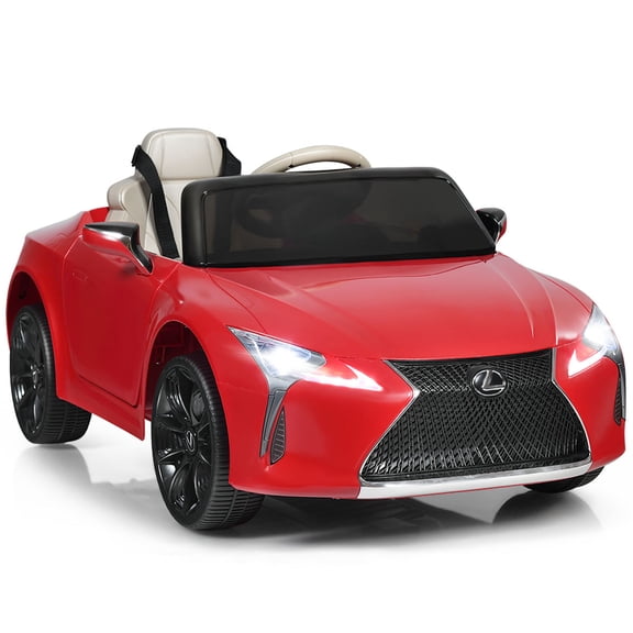 Gymax 12V Licensed Lexus LC500 Kids Ride On Car w/ MP3 Remote Control Red