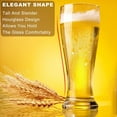thumbnail image 7 of Ratrabas Beer Glasses 14 oz, Pint Glasses Set of 4, Pilsner Wheat Beer Glasses, Glasses Drinking Set, Glassware Gift for Men, 7 of 7