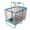 Blue, variant on SkyBound Rectangle Trampoline 36×55", 6-Legs with Safety Enclosure Net, Blue