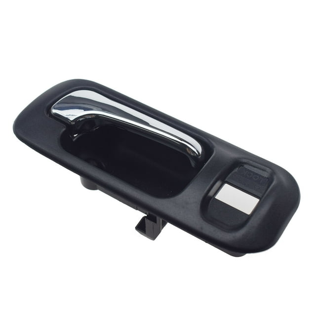 Poignée Arrière Droite Noire Chromée pour Porte Intérieure 97-01 pour Honda CRV 95-98 Odyssey