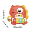 thumbnail image 3 of Herunwer Musical Toys Piano Light Up Music Learning Toys Easter Gifts, 3 of 6