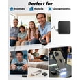 thumbnail image 4 of 10-Pack 6.5ft Retractable Safety Locking Cable for Remote Controls with Reel Boxes, Square/Elliptical Films & Adjustment Wrenches - Black, 4 of 6