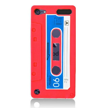 - iPod Touch 6th Generation Case, iPod Touch 5th Generation Case, by Insten Cassette Tape Rubber Silicone Soft Skin Gel Case Cover For Apple iPod Touch 5th Gen