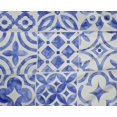 thumbnail image 5 of oneOone Polyester Spandex Blue Fabric Floral Craft Projects Decor Fabric Printed By The Yard 56 Inch Wide, 5 of 5