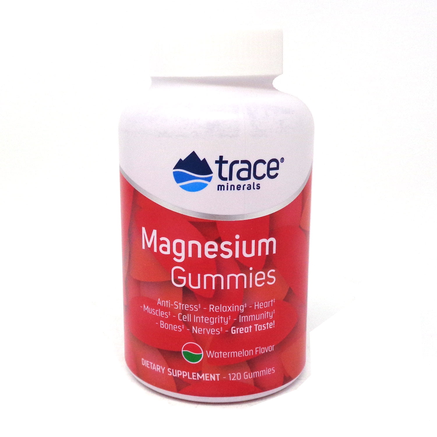 Trace Minerals Research Magnesium Gummies Watermelon - 120 gummies