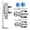 A, variant on Break Pipe Extractor Tool Faucet Removal Tool 1/2Inch 3/4Inch Pipe Remove Rusted Damaged Faucet Bolts Thread
