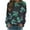 1Light Blue, variant on PuLe Sweatshirts Women's Casual Maple Leaf Print Crewneck 2024 Fall Winter Fashion Long Sleeve Graphic Loose Jumpers Tops