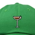 thumbnail image 2 of Dalix Espresso Martini Embroidered Cap Cotton Baseball Cute Cool Dad Hat Womens in Kelly Green, 2 of 5