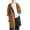 #190-Brown, variant on Plus Size Retro Utility Hooded Windbreaker Coat with Stretchy Comfort for Women