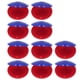 thumbnail image 5 of Castañuela de dedo Ticfox 10 Uds Plástico Azul y Rojo Juguete Educativo de Ritmo, 5 of 14