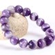 thumbnail image 4 of 1 pulsera elástica mixta de piedras preciosas moradas de 8mm. Cuentas de mm, adecuadas para regalos de cumpleaños para hombres y niñas., 4 of 5