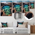 thumbnail image 4 of Designart "Rocks Water On Lake Cascade Idaho Lakeside Beauty" Idaho Metal Art Living Room, 4 of 5
