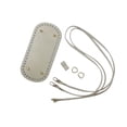 thumbnail image 3 of Segolike Woven Bag Set Backpack Accessories Bag Strap Shoulder Strap Bags Buckles Bag Bottom PU Leather DIY Craft for Knitting Woven Bags Handbag light grey, 3 of 8