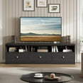 thumbnail image 2 of QinaQin Mueble para TV modern mid century de 70 pulgadas para televisores de 65, 70 o 75, con 3 cajones y repisas abiertas para sala o recámara, 2 of 8