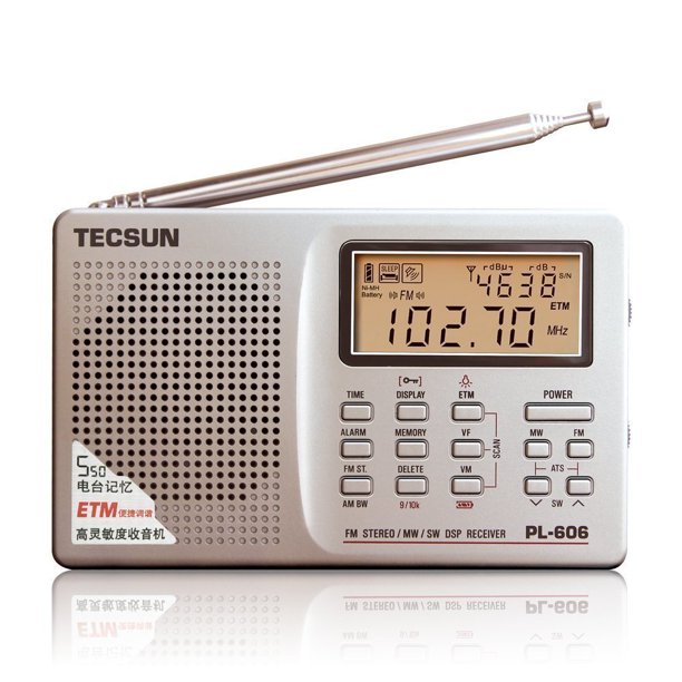 Tecsun PL606 Digital PLL Portable AM/FM Shortwave Radio with DSP