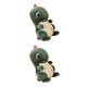 thumbnail image 2 of Bewildely Juguetes de peluche de dinosaurio de 30cm para niños, estilo bonito, animales suaves, recuerdos de fiesta, almohada para bebé, Verde 2piezas, 2 of 6