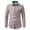 (Casual 22)Khaki, variant on Summer Shirt for Men Long Sleeve Blouse Solid Color Fashion Casual Vintage Pocket Breathable Button Collar Tops Tees