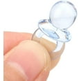 thumbnail image 7 of Yirtree Mini Acrylic Baby Pacifiers for Baby Shower Decorations, Table Scatter, Party Favors, Games & Activities - 50 Pcs Clear Acrylic Mini Pacifiers Baby Shower Party Favor Girl Boy Game Decor, 7 of 7