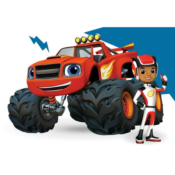 Blaze and the Monster Machines AJ Cake Topper Edible Frosting Image 1/4